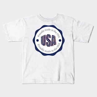 Proudly made in USA design Kids T-Shirt